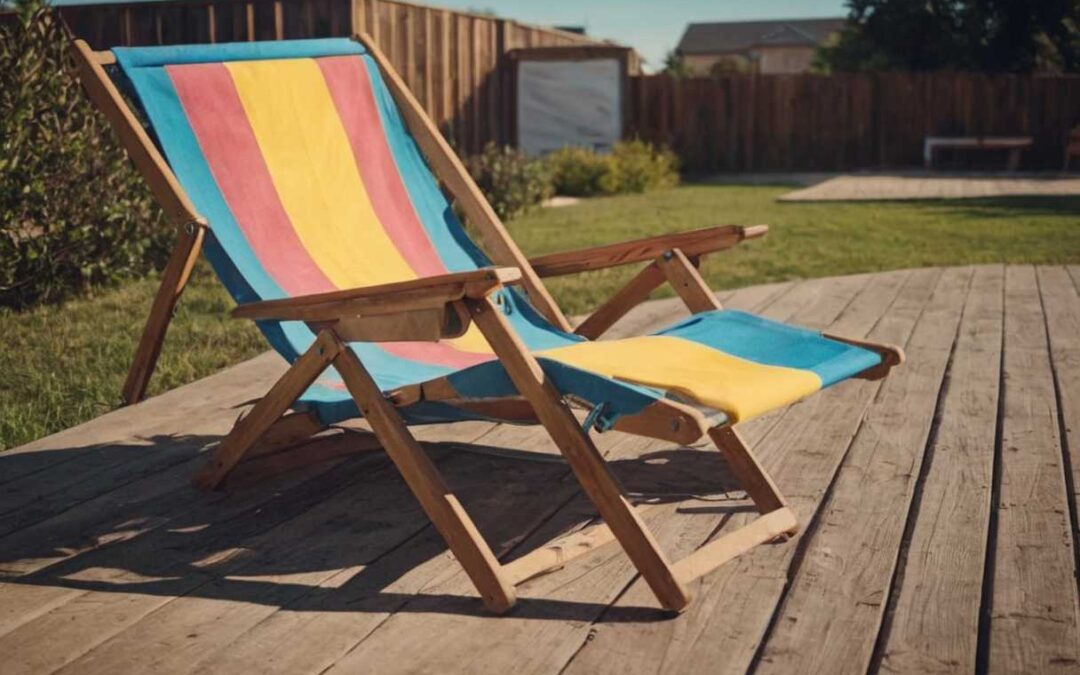 Personnalisation de toile de transat créer un espace extérieur unique